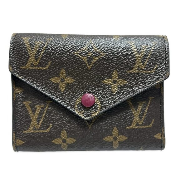 LOUIS VUITTON Portefeuille Victorine Monogram Leather Wallet 383-072025 - Picture 1 of 6